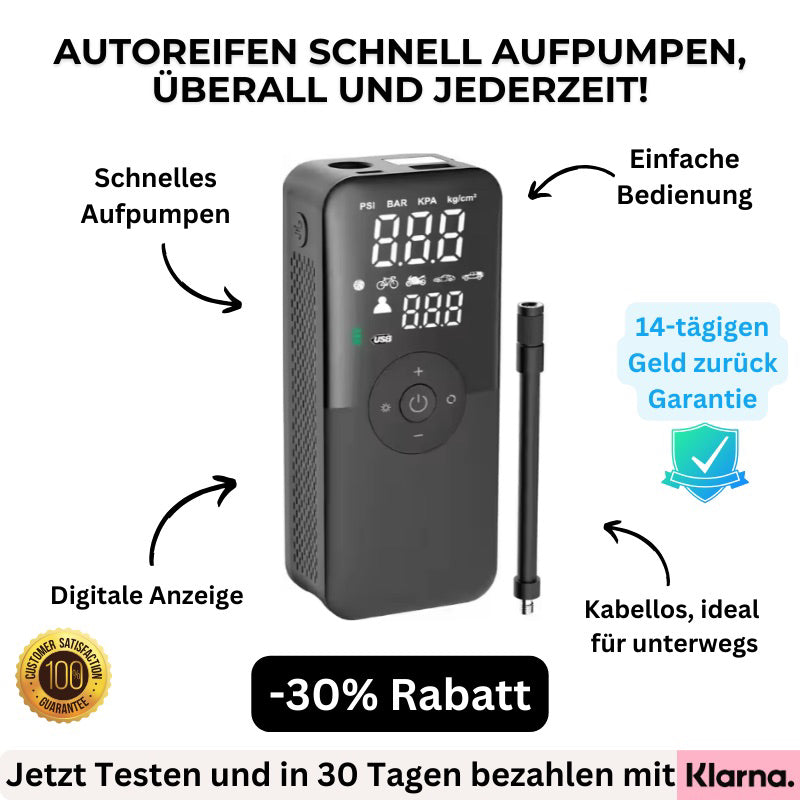 AirHeld PowerInflate – Die 3 in 1 Pumpe für Auto, Bike & Alltag